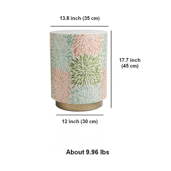 Unique Small End Table, Contemporary Small Sofa Side Table, Portable Casual Side Table, Creative Coffee Table, Shell Small Side Table-Silvia Home Craft