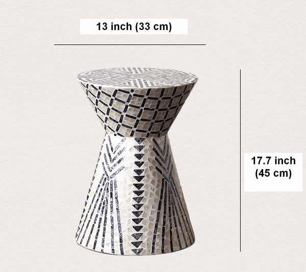 Modern Portable Casual Side Table, Contemporary Round Side Table, Creative Coffee Table, Bedside Small Side Table, Shell Small Sofa Side Table