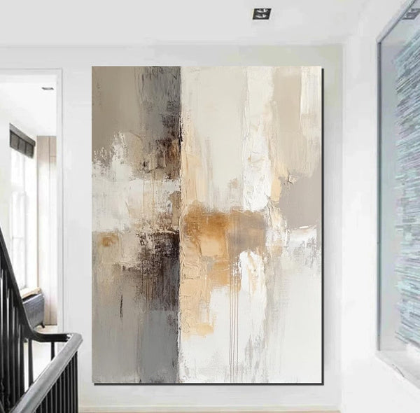 Simple Modern Art, Extra Large Wall Art Painting, Canvas Painting for Living Room, Modern Contemporary Abstract Artwork, Large Paintings for Sale-Silvia Home Craft