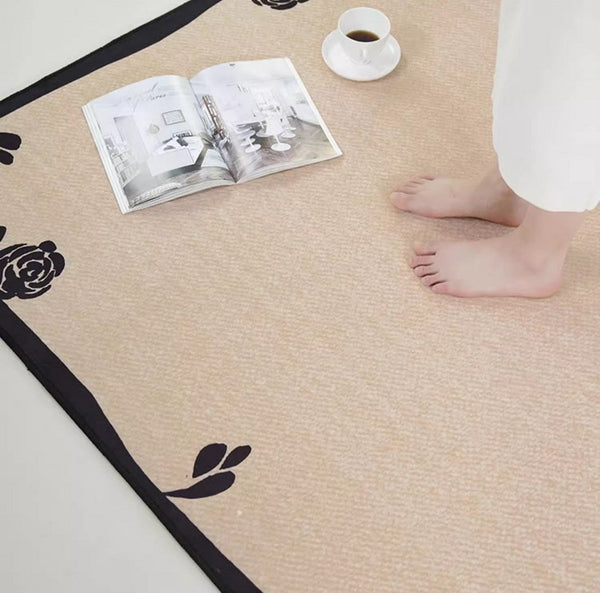 Contemporary Modern Rugs, Geometric Contemporary Rugs Next to Bed, Modern Rugs for Dining Room, Mid Century Area Rugs for Living Room-Silvia Home Craft
