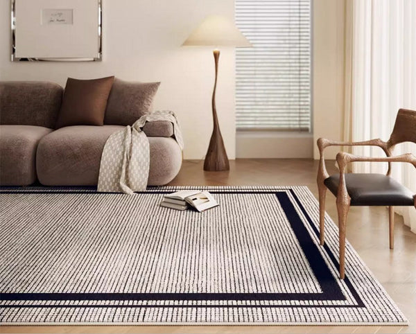 Geometric Modern Rugs for Sale, Contemporary Modern Rugs for Bedroom, Modern Rug Placement Ideas for Living Room, Abstract Rugs for Dining Room-Silvia Home Craft