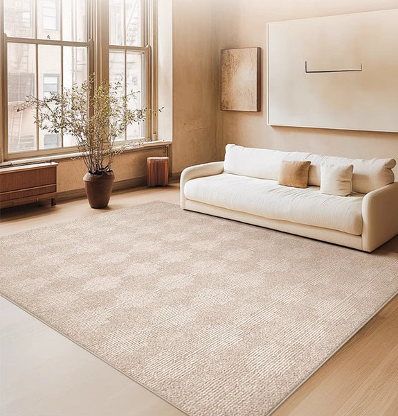 Extra Large Modern Rugs under Dining Room Table, Abstract Modern Rugs for Living Room, Contemporary Geometric Carpets, Contemporary Modern Rugs-Silvia Home Craft