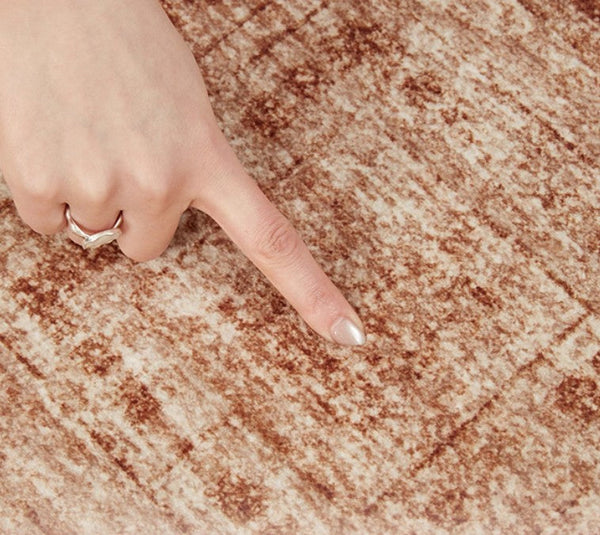 Large Abstract Rugs for Living Room, Mid Century Geometric Contemporary Modern Rugs Next to Bed, Large Modern Area Rugs-Silvia Home Craft