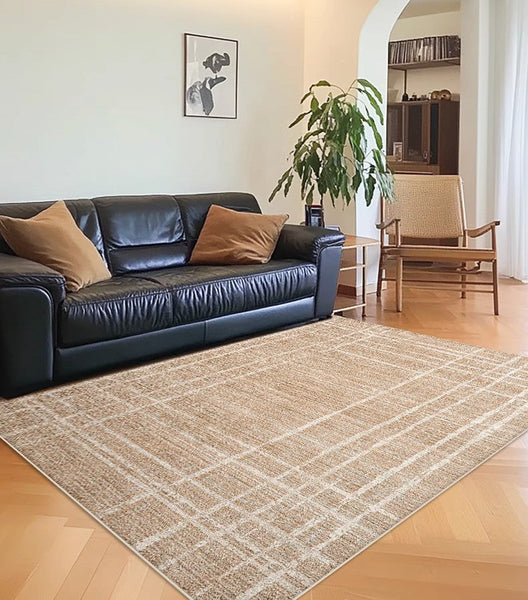 Extra Large Geometric Modern Rugs for Dining Room, Large Modern Rugs for Living Room, Contemporary Modern Rugs for Bedroom-Silvia Home Craft