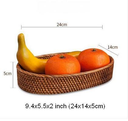 Indonesia Woven Storage Basket, Small Rattan Storage Basket, Kitchen Storage Basket, Storagey Basket for Pantry-Silvia Home Craft