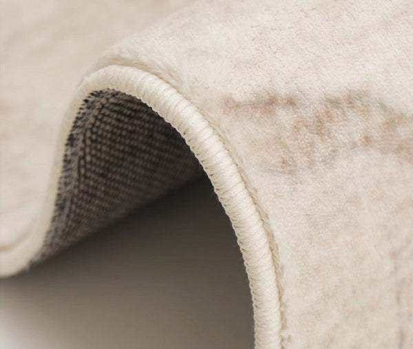 Living Room Contemporary Modern Rugs, Soft Rugs under Coffee Table, French Style Modern Rugs for Interior Design, Flower Pattern Modern Rugs for Dining Room-Silvia Home Craft