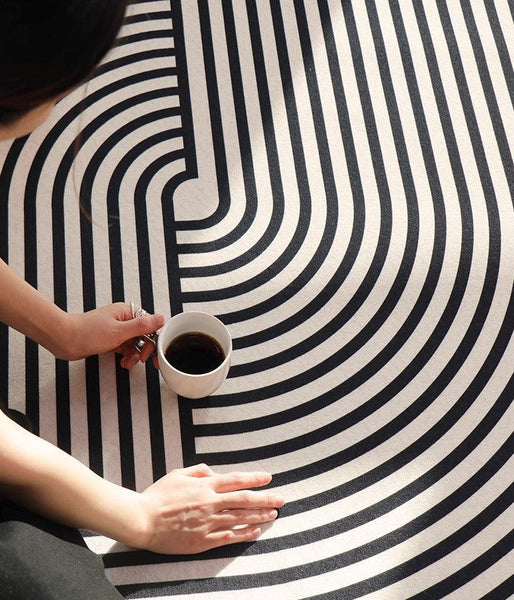 Living Room Modern Area Rug, Contemporary Area Rugs under Sofa, Large Area Rugs for Office, Bedroom Modern Floor Rugs-Silvia Home Craft