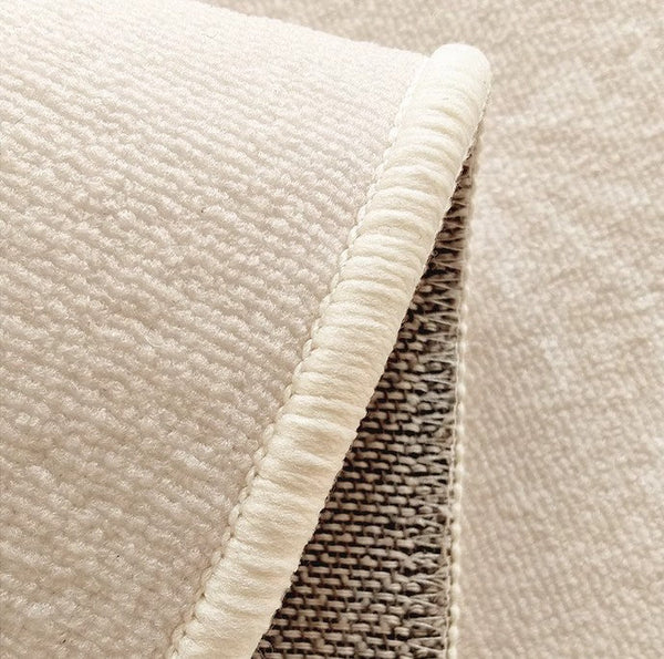 Contemporary Modern Rug Ideas for Living Room, Circular Modern Rugs for Bedroom, Flower Pattern Round Rugs for Dining Room-Silvia Home Craft