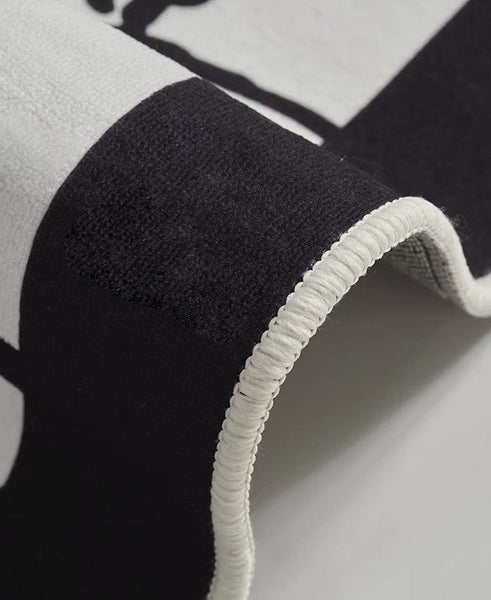 Modern Rugs for Living Room, Flower Pattern Contemporary Modern Rugs, Abstract Contemporary Rugs Next to Bed, Modern Rugs for Dining Room-Silvia Home Craft