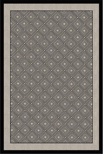 Mid Century Area Rugs for Living Room, Abstract Contemporary Rugs for Bedroom, Modern Carpets for Office, Dining Room Floor Rugs, Elegant Modern Area Rugs under Sofa-Silvia Home Craft