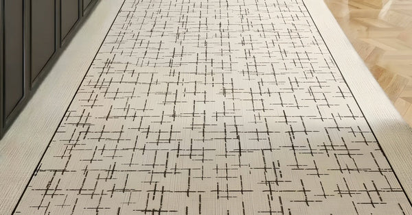 Contemporary Modern Long Hallway Runners, Easy Care Long Narrow Runner Rugs, Washable Entryway Runner Rug Ideas, Kitchen Runner Rugs, Entrance Hallway Runners-Silvia Home Craft