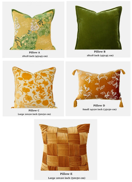 Unique Decorative Pillows for Bedroom, Modern Decorative Pillows for Couch, Decorative Cushion Covers, Decorative Pillow Arrangement Ideas for Interior Design-Silvia Home Craft