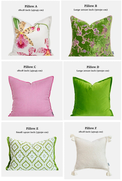 Modern Decorative Cushion Covers, Unique Decorative Pillow Arrangement Ideas for Couch, Decorative Pillows for Living Room, Large Decorative Pillows for Interior Design-Silvia Home Craft
