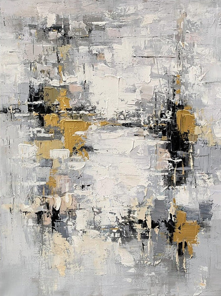 Contemporary Wall Art Paintings, Acrylic Paintings for Living Room, Simple Modern Art, Abstract Acrylic Painting, Buy Paintings Online-Silvia Home Craft