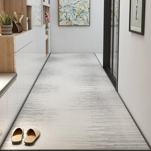 Long Hallway Runners, Non Slip Entryway Runner Rug Ideas, Geometric Modern Long Hallway Runners, Contepmorary Runner Rugs, Extra Long Narrow Runner Rugs-Silvia Home Craft