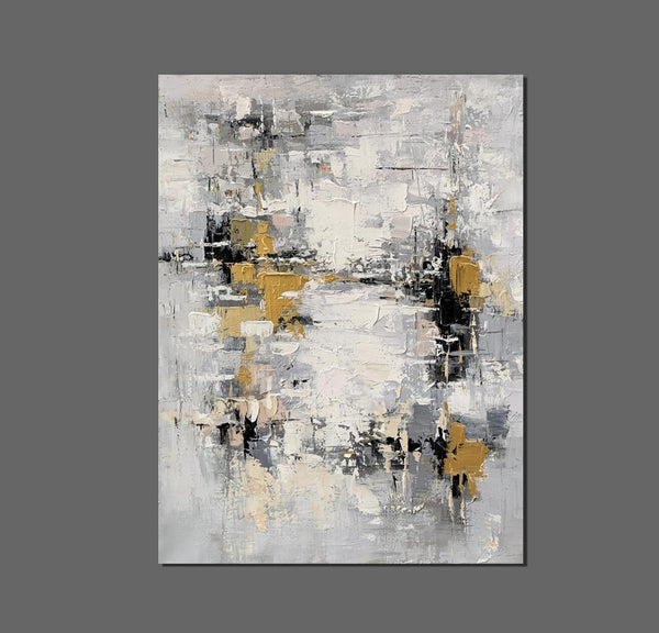 Contemporary Wall Art Paintings, Acrylic Paintings for Living Room, Simple Modern Art, Abstract Acrylic Painting, Buy Paintings Online-Silvia Home Craft