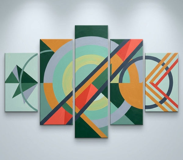 Large Modern Canvas Art, Modern Wall Art Paintings for Living Room, Original Abstract Paintings-Silvia Home Craft