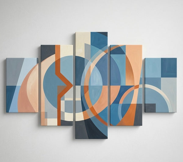 Modern Wall Art Paintings for Living Room, Original Abstract Paintings, Large Modern Canvas Art-Silvia Home Craft