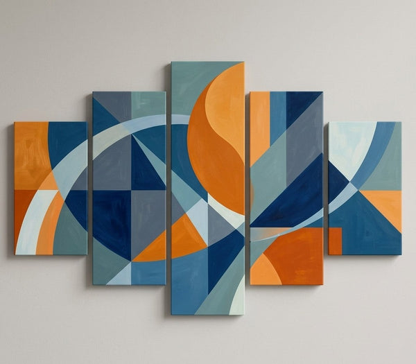 Dining Room Modern Wall Art Paintings, Large Modern Canvas Artwork, Original Abstract Paintings-Silvia Home Craft