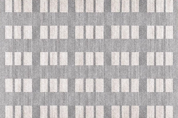 Dining Room Floor Rug, Large Gray Floor Rugs for Living Room, Modern Floor Rugs for Bedroom, Extra Large Geometric Modern Rugs for Office-Silvia Home Craft