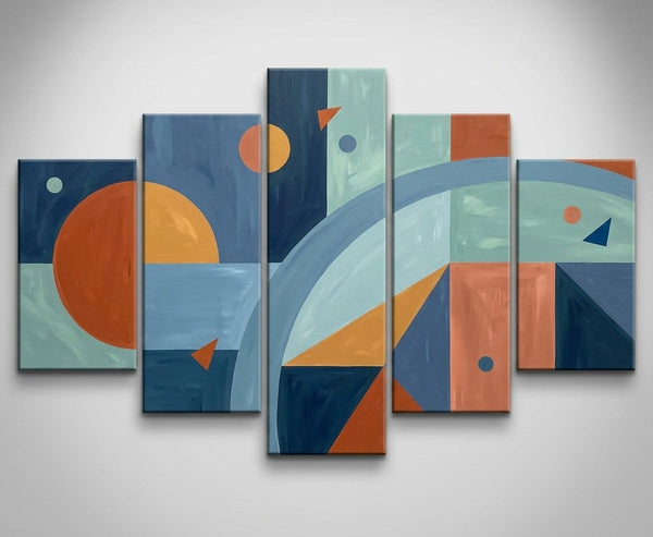 Extra Large Modern Wall Art Paintings, Original Abstract Paintings, Modern Canvas Artwork for Bedroom-Silvia Home Craft