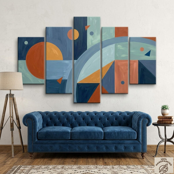 Extra Large Modern Wall Art Paintings, Original Abstract Paintings, Modern Canvas Artwork for Bedroom-Silvia Home Craft
