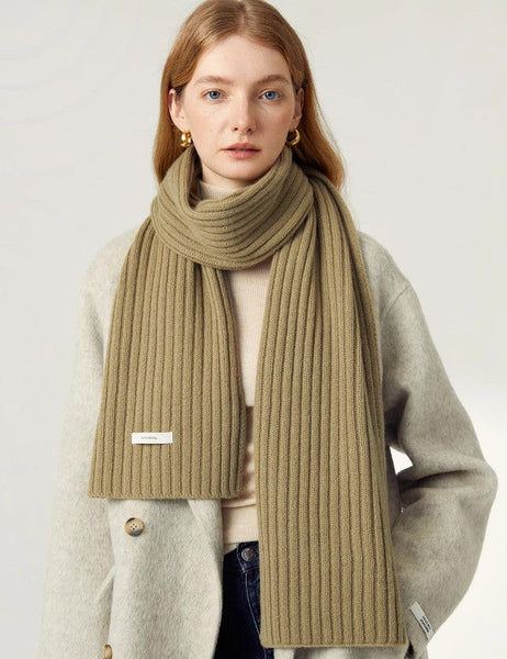 Casual Scarf for Women, Winter Wool Scarf, Unique Birthday Gift for Girl, Modern Wool Scarf for Women, Cold Weather Scarves, Soft Wool Scarf for Women-Silvia Home Craft
