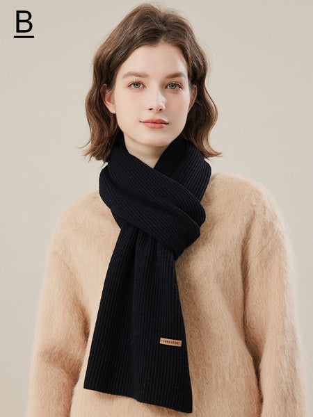 Fashion Designer Scarf, Casual Scarf for Women, Modern Winter Scarf, Cold Weather Scarf, Wool Scarf for Women, Soft Cashmere Scarf for Women-Silvia Home Craft