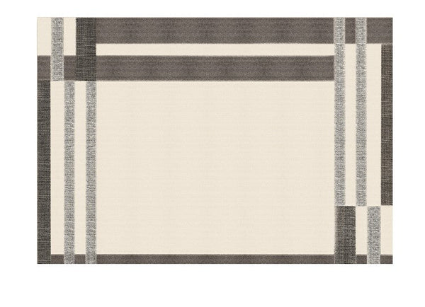 Geometric Contemporary Modern Rugs Next to Bed, Modern Carpets for Office, Abstract Area Rugs for Living Room, Modern Soft Rugs under Dining Room Table-Silvia Home Craft