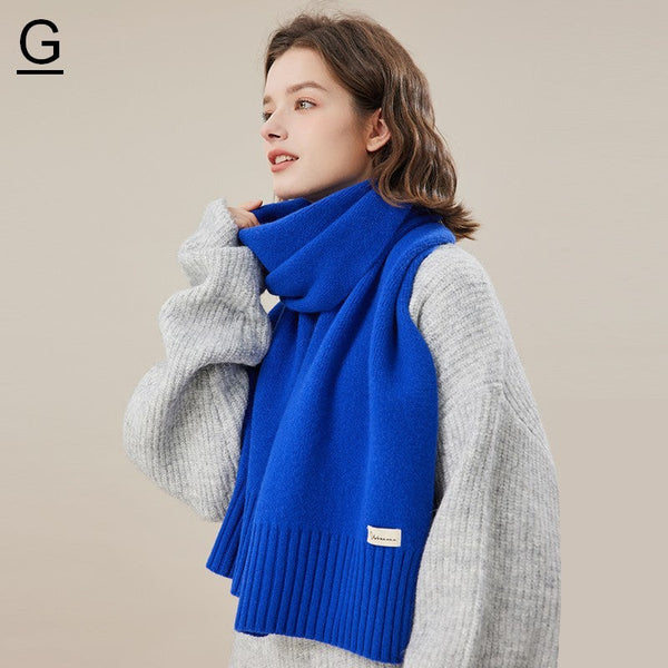 Wool Scarf for Women, Casual Scarf for Women, Fashion Designer Scarf, Cold Weather Scarf, Modern Winter Scarf, Soft Cashmere Scarf for Women-Silvia Home Craft