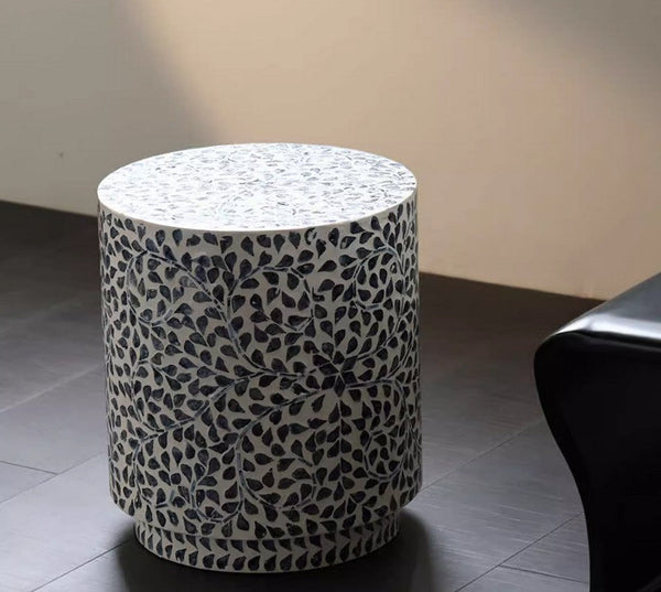 Portable Casual Side Table, Contemporary Round Side Table, Creative Coffee Table, Bedside Small Side Table, Shell Small Sofa Side Table, Contemporary Side Table