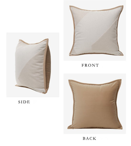 Simple Decorative Throw Pillows, Large Modern Throw Pillows for Couch, Modern Throw Pillow for Interior Design, Contemporary Modern Sofa Pillows-Silvia Home Craft