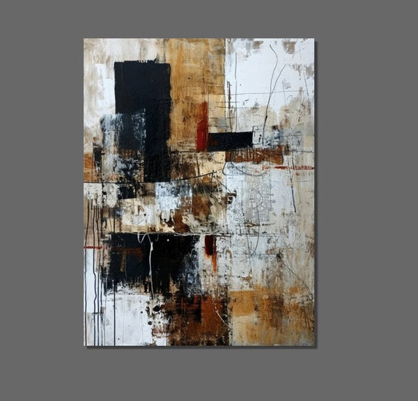 Canvas Painting for Living Room, Simple Modern Art, Large Paintings for Sale, Extra Large Wall Art Painting, Modern Contemporary Abstract Artwork-Silvia Home Craft