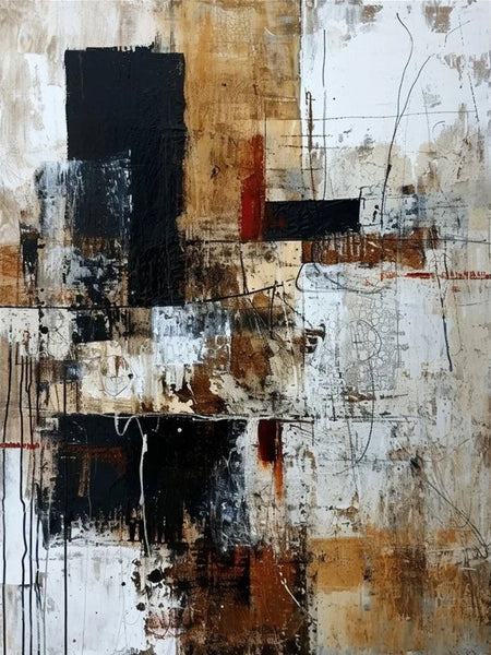 Canvas Painting for Living Room, Simple Modern Art, Large Paintings for Sale, Extra Large Wall Art Painting, Modern Contemporary Abstract Artwork-Silvia Home Craft