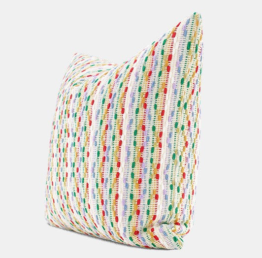 Multicolor Square Modern Throw Pillows for Couch, Colorful Contemporary Modern Sofa Pillows, Simple Decorative Throw Pillows, Large Throw Pillow for Interior Design-Silvia Home Craft
