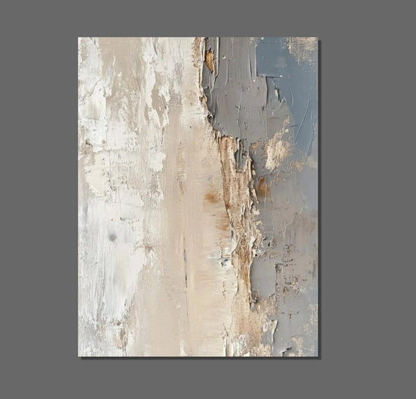 Palette Knife Paintings, Hand Painted Canvas Art, Modern Paintings for Living Room, Simple Painting Ideas for Bedroom-Silvia Home Craft