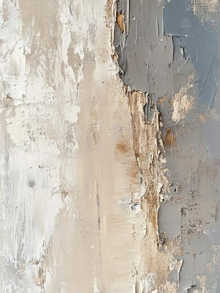 Palette Knife Paintings, Hand Painted Canvas Art, Modern Paintings for Living Room, Simple Painting Ideas for Bedroom-Silvia Home Craft