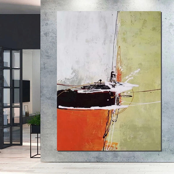 Extra Large Wall Art Painting, Modern Contemporary Abstract Artwork, Canvas Painting for Living Room, Simple Modern Art, Large Paintings for Sale-Silvia Home Craft