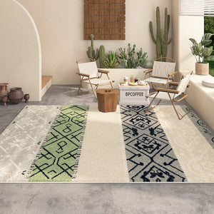 Abstract Area Rugs for Living Room, Modern Rugs for Dining Room, Modern Runner Rugs for Hallway, Thick Contemporary Area Rugs Next to Bed-Silvia Home Craft