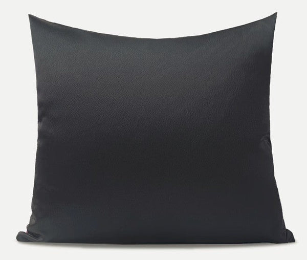 Simple Throw Pillow for Interior Design, Modern Black Gray Golden Lines Decorative Throw Pillows, Modern Sofa Pillows, Contemporary Square Modern Throw Pillows for Couch-Silvia Home Craft