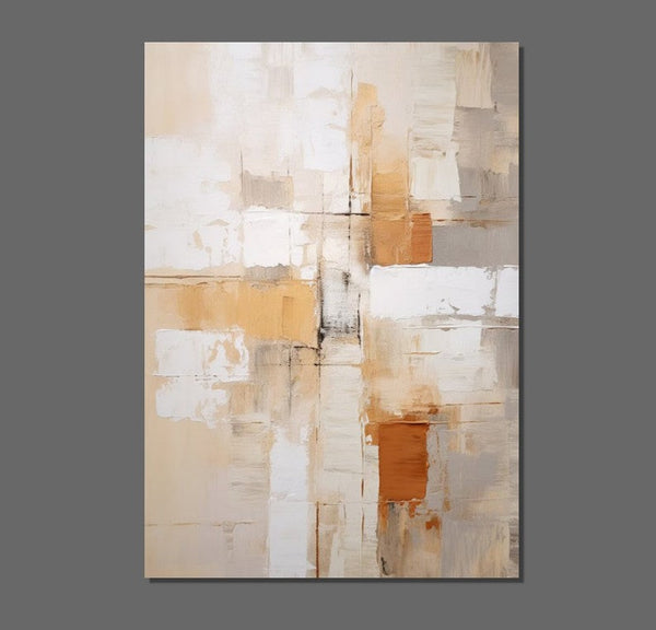 Simple Wall Art Ideas, Modern Abstract Painting, Buy Art Online, Large Acrylic Canvas Paintings, Dining Room Abstract Paintings-Silvia Home Craft