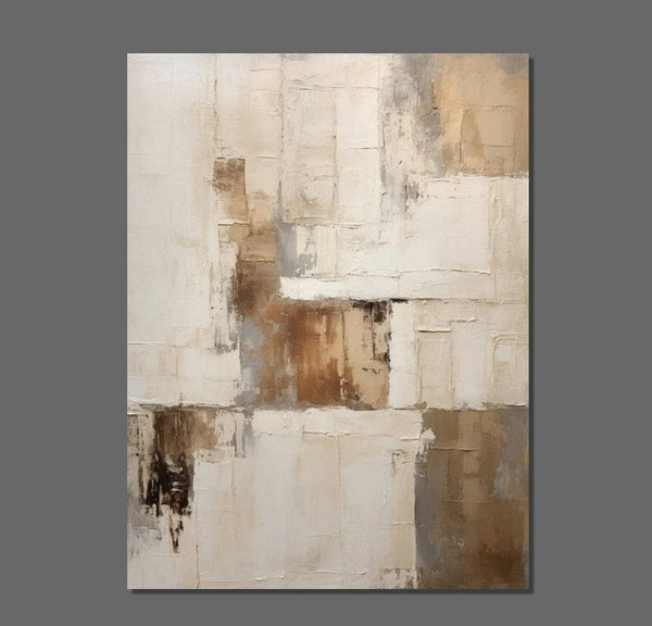 Modern Abstract Art for Dining Room, Extra Large Paintings for Living Room, Hand Painted Wall Art Paintings, Abstract Acrylic Painting-Silvia Home Craft