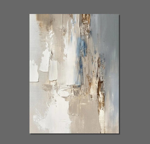 Large Abstract Paintings for Bedroom, Simple Modern Wall Art Ideas, Abstract Painting Ideas for Living Room, Hand Painted Acrylic Painting-Silvia Home Craft