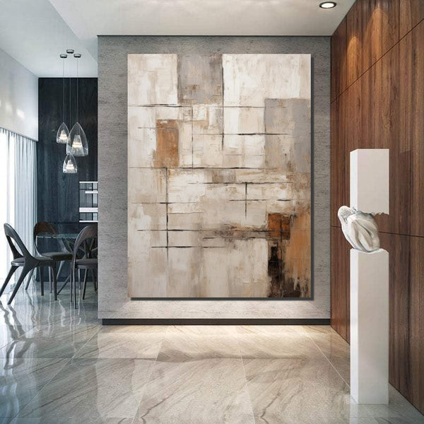 Large Paintings for Living Room, Living Room Wall Painting, Extra Large Paintings, Acrylic Abstract Art, Modern Abstract Acrylic Painting-Silvia Home Craft