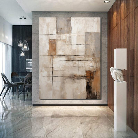 Large Paintings for Living Room, Living Room Wall Painting, Extra Large Paintings, Acrylic Abstract Art, Modern Abstract Acrylic Painting-Silvia Home Craft