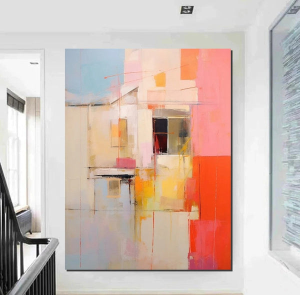 Acrylic Abstract Art, Modern Abstract Acrylic Painting, Living Room Wall Painting, Extra Large Paintings, Large Paintings for Living Room-Silvia Home Craft