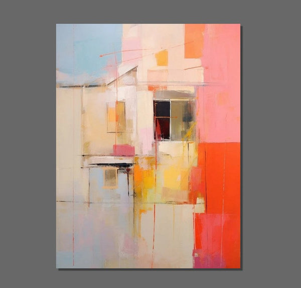 Acrylic Abstract Art, Modern Abstract Acrylic Painting, Living Room Wall Painting, Extra Large Paintings, Large Paintings for Living Room-Silvia Home Craft