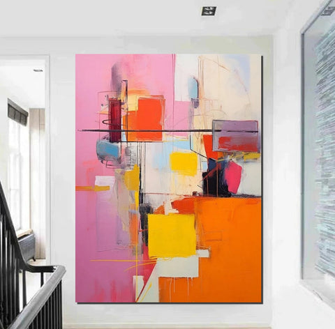 Extra Large Wall Art Painting, Hand Painted Acrylic Painting, Modern Contemporary Abstract Artwork, Acrylic Painting for Living Room, Buy Paintings Online-Silvia Home Craft