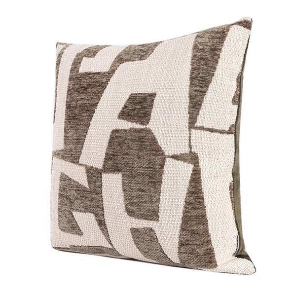 Modern Square Pillows, Contemporary Throw Pillow for Living Room, Large Abstract Throw Pillows for Couch, Modern Sofa Throw Pillows-Silvia Home Craft