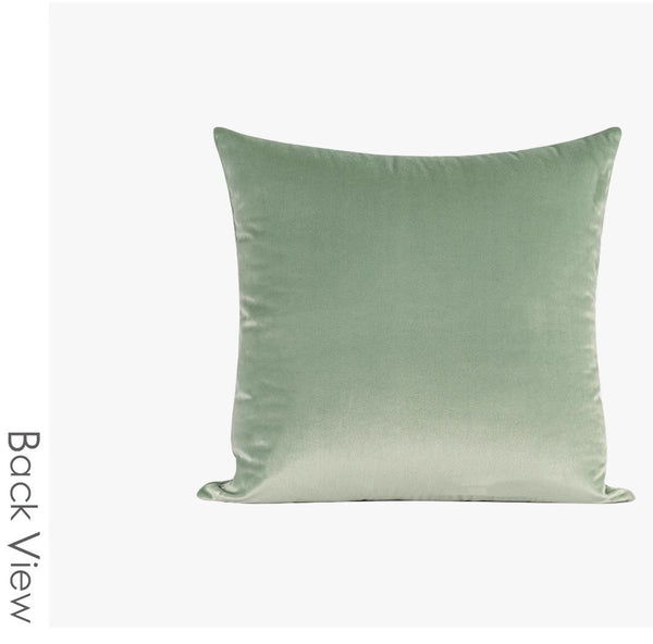 Abstract Contemporary Throw Pillow for Living Room, Green Decorative Throw Pillows for Couch, Large Modern Sofa Throw Pillows-Silvia Home Craft